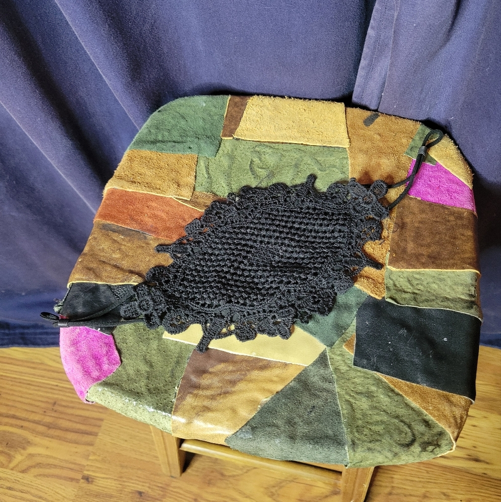 Adjustable Black Goth Style Lacey Mask, Never Worn